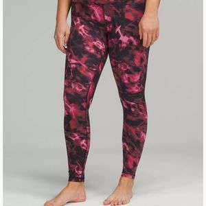 Lululemon Align HR Pant 28" Intensity Pink Blossom Multi